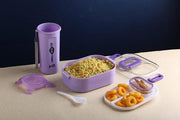 Lunchbox with Bottle Leak Proof & BPA Perfect Lunchbox (Pack of 2) - Shoporaa