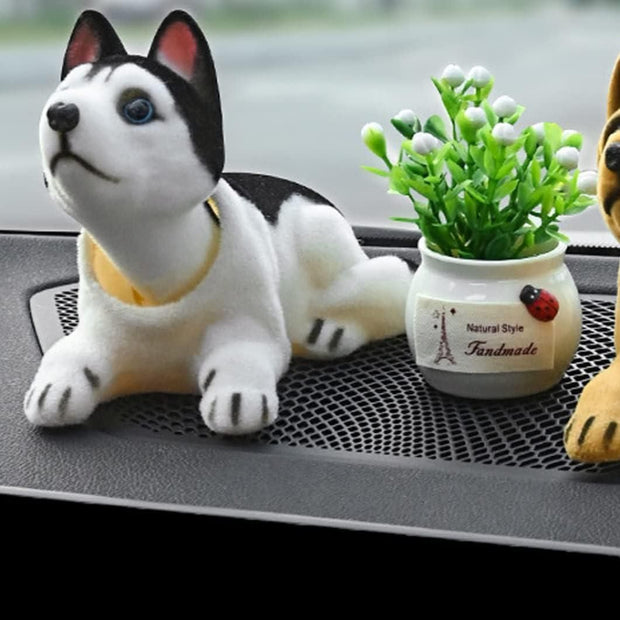 Cute Bobblehead Dog Doll for Car Interior Decoration - Shoporaa