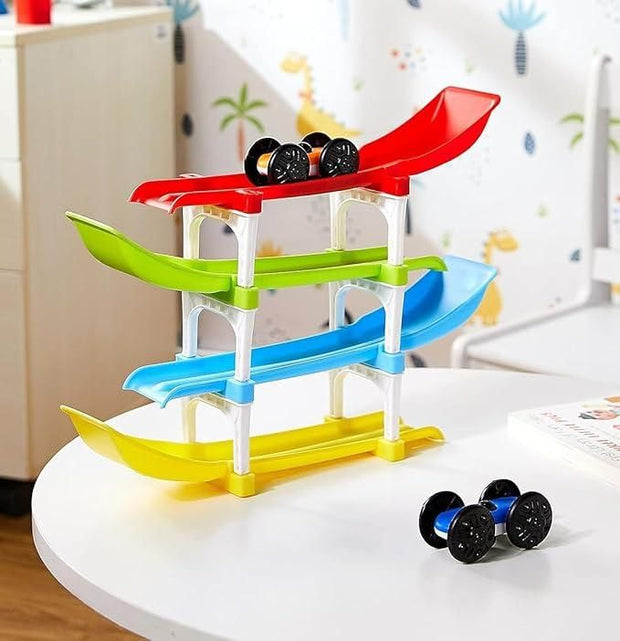 Ramp Racer , Multi level Ramp Racing Car Toy Set - Shoporaa