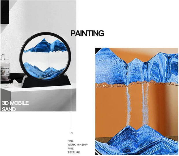 Relaxing Kinetic Sandscape Art Table Desk - Shoporaa