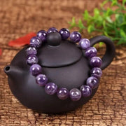 Stretchable Handmade Natural Crystal Stone Bracelet(Pack Of 2) - Shoporaa
