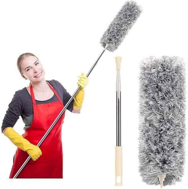 Flexible Mop Duster for Quick and Easy Cleaning with Long Rod - Shoporaa