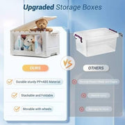 Folding Portable Cabinet Storage Stackable Organizer Box - Shoporaa