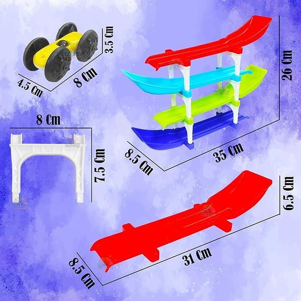 Ramp Racer , Multi level Ramp Racing Car Toy Set - Shoporaa