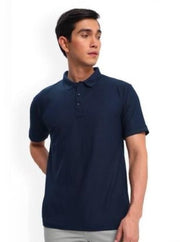 Poly Cotton Solid Half Sleeves Mens Polo T-shirt (Pack of 3) - Shoporaa