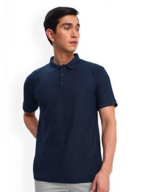 Poly Cotton Solid Half Sleeves Mens Polo T-shirt (Pack of 3) - Shoporaa