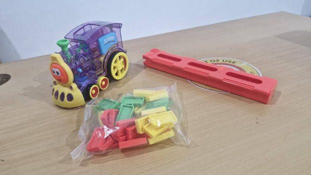 Train Toy Domino Set for Kids BPA Free Plastic with Sound Effects - Shoporaa