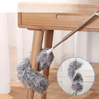 Flexible Mop Duster for Quick and Easy Cleaning with Long Rod - Shoporaa