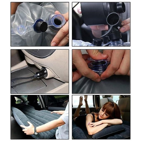 Car Travel Bed Mattress with 2 Air Pillows - Shoporaa