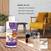 Polish Furniture Cleaner Shiner Floor Coating Paint Wood 100ML (Pack of 2) - Shoporaa