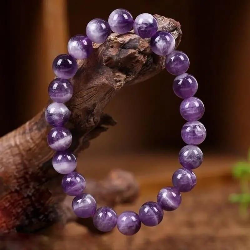 Stretchable Handmade Natural Crystal Stone Bracelet(Pack Of 2) - Shoporaa