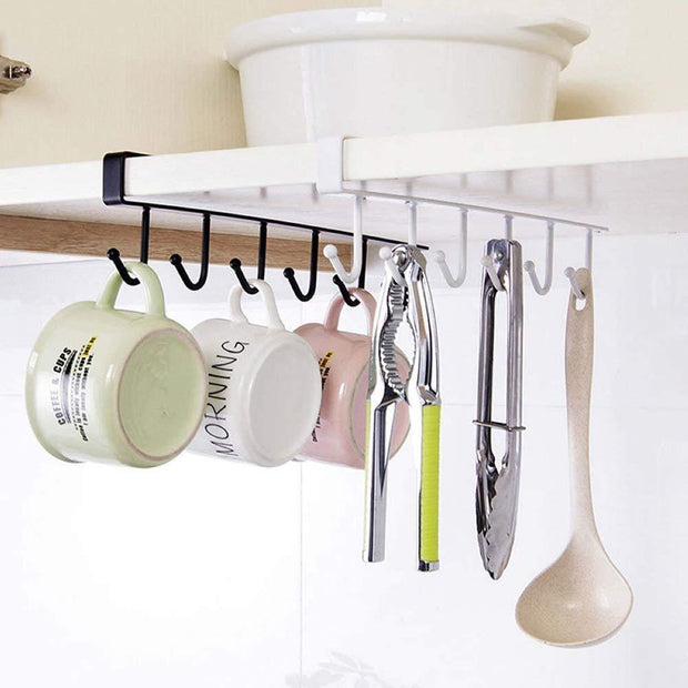 Mug Cups Wine Glasses Storage Hooks Kitchen - Shoporaa