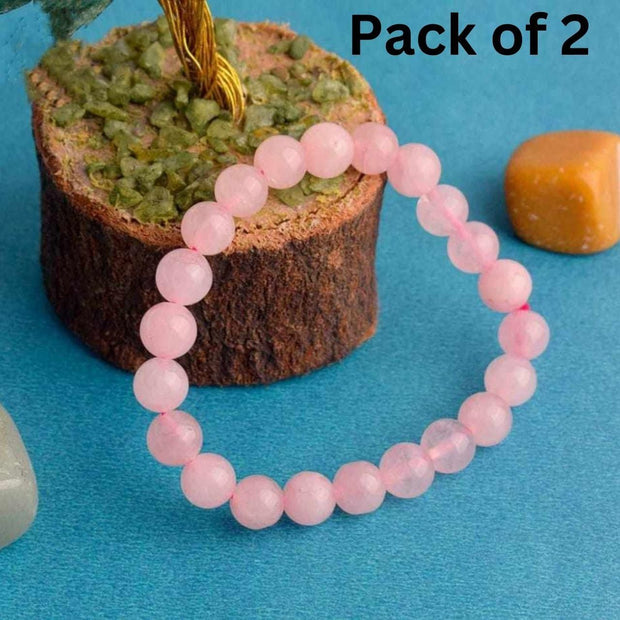 Latest Finest Rose Quartz Stones (Pack of 2) - Shoporaa