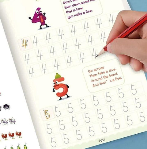 Magic Book Set of 2 ( 8 Book + 20 Refill+2 Pen+2 Grip) - Shoporaa