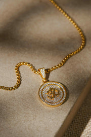 Om Symbol Pendant With Chain - Shoporaa