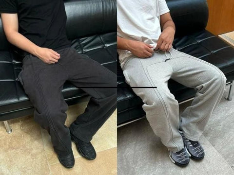 Men's Elastic Waist Sweatpants with Drawstring (Pack of 2) Track Pant - Shoporaa