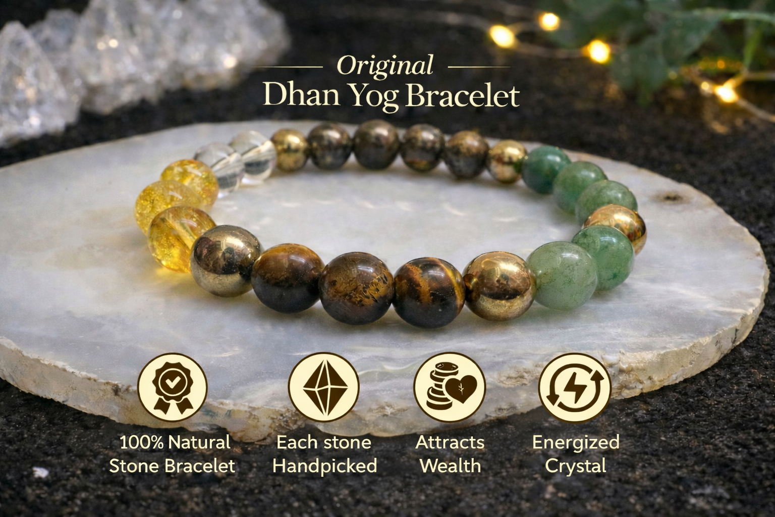 Natural Dhan yog Bracelet