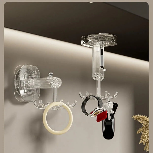 Multi-purpose 360 Degrees Rotating Suction Hook - Shoporaa