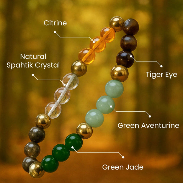 Natural Money Magnet Beads Bracelet @699 + Free Delivery