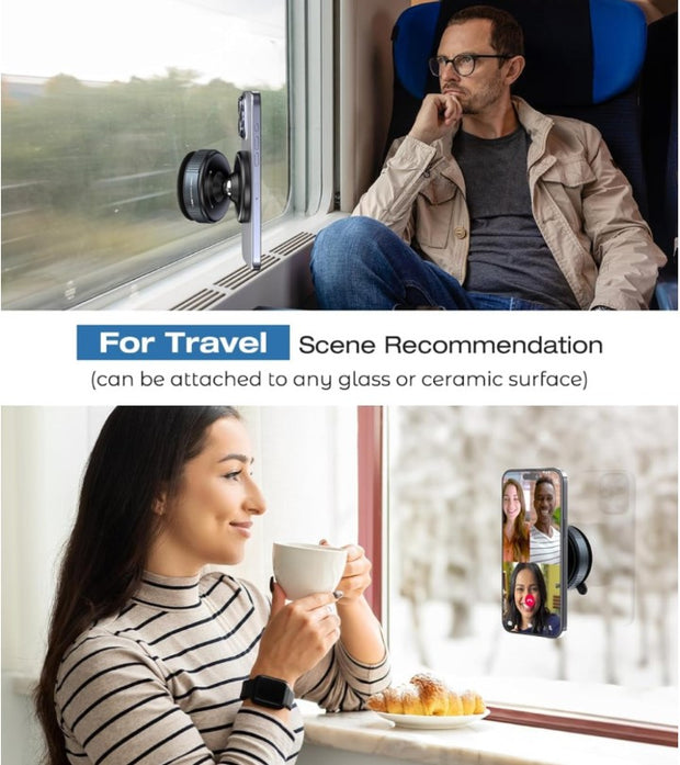 Magnetic Vacuum Suction 360° Phone Holder (Premium Edition) - Shoporaa